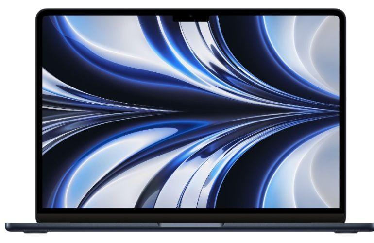 MacBook Air 13.6-inch (2022) - Apple M2 Chip: 8-Core CPU/8-Core GPU - 256GB - Midnight - 8GB RAM - Excellent