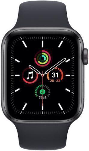 Apple  Watch SE 1st Gen (2020) - 32GB - Cellular + GPS - 40mm - Space Grey - Aluminum - Midnight - Sport Band - Rubber - Good