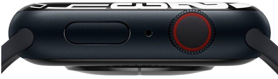 Apple Watch Series 7 (Cellular + GPS) - 32GB - 45mm - Midnight Aluminum Case with Midnight Rubber Sport Band