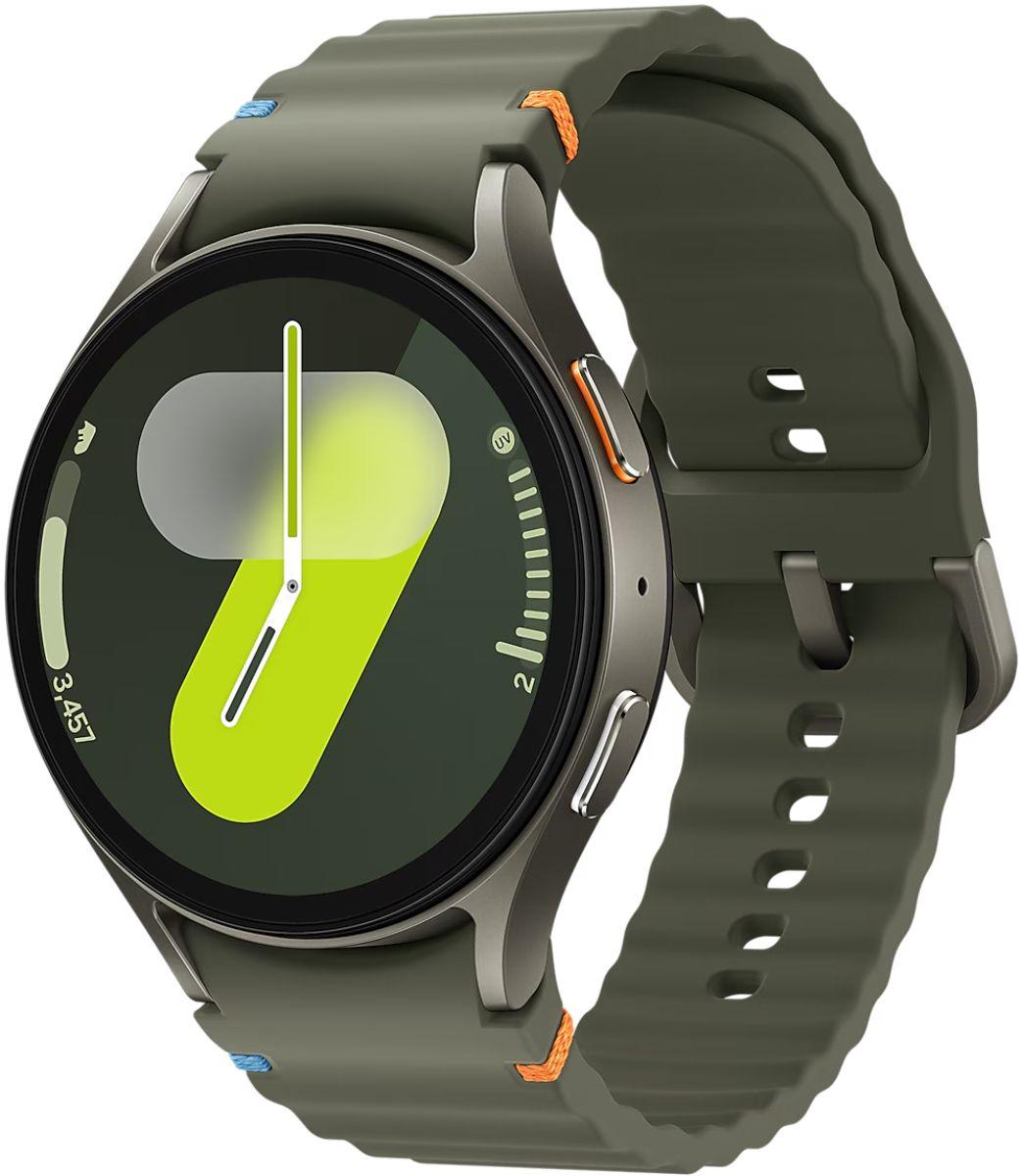 Galaxy Watch7 (Bluetooth + LTE) - 32GB - 44mm - Green Aluminum Case with Green Silicone Sport Band