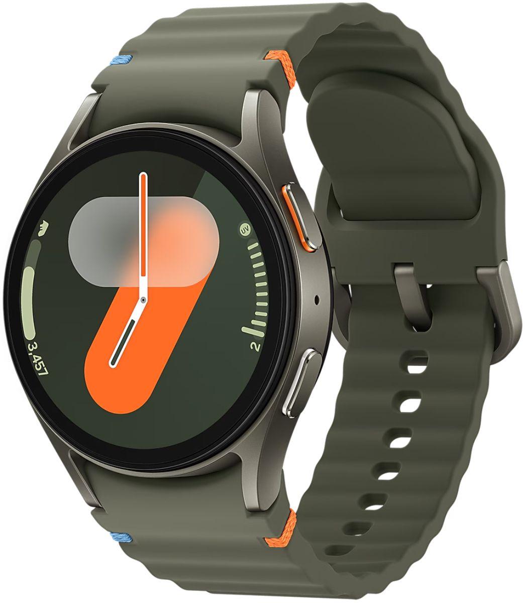 Galaxy Watch7 (Bluetooth + LTE) - 32GB - 44mm - Green Aluminum Case with Green Silicone Sport Band