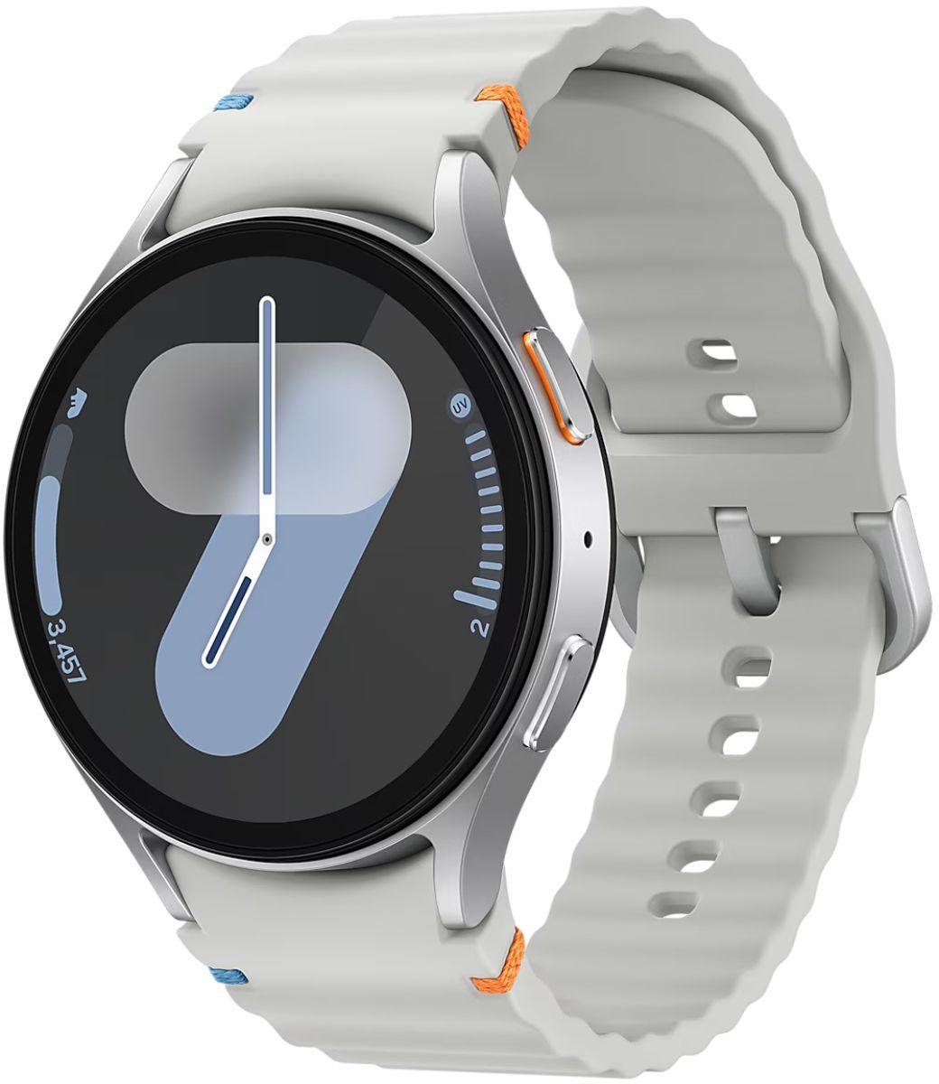 Galaxy Watch7 (Bluetooth) - 32GB - 44mm - Silver Aluminum Case with Silver Silicone Sport Band