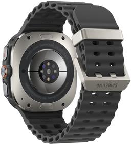 Galaxy Watch Ultra (Bluetooth + LTE) - 32GB - 47mm - Titanium Silver Titanium Case with Dark Grey Silicone Marine Band