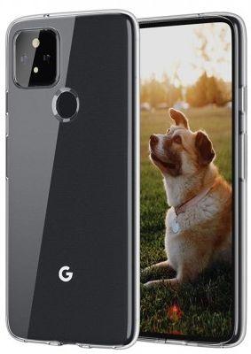 Transparent Phone Case for Google Pixel 5 - Clear - Brand New