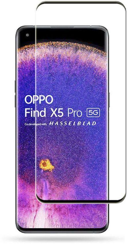 Clear Tempered Glass Screen Protector for OPPO Find X5 Pro - Clear - Brand New