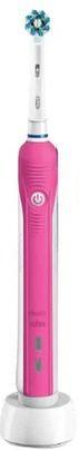 Oral-B Pro 500 Cross Action Electric Rechargeable Toothbrush - Pink - Brand New