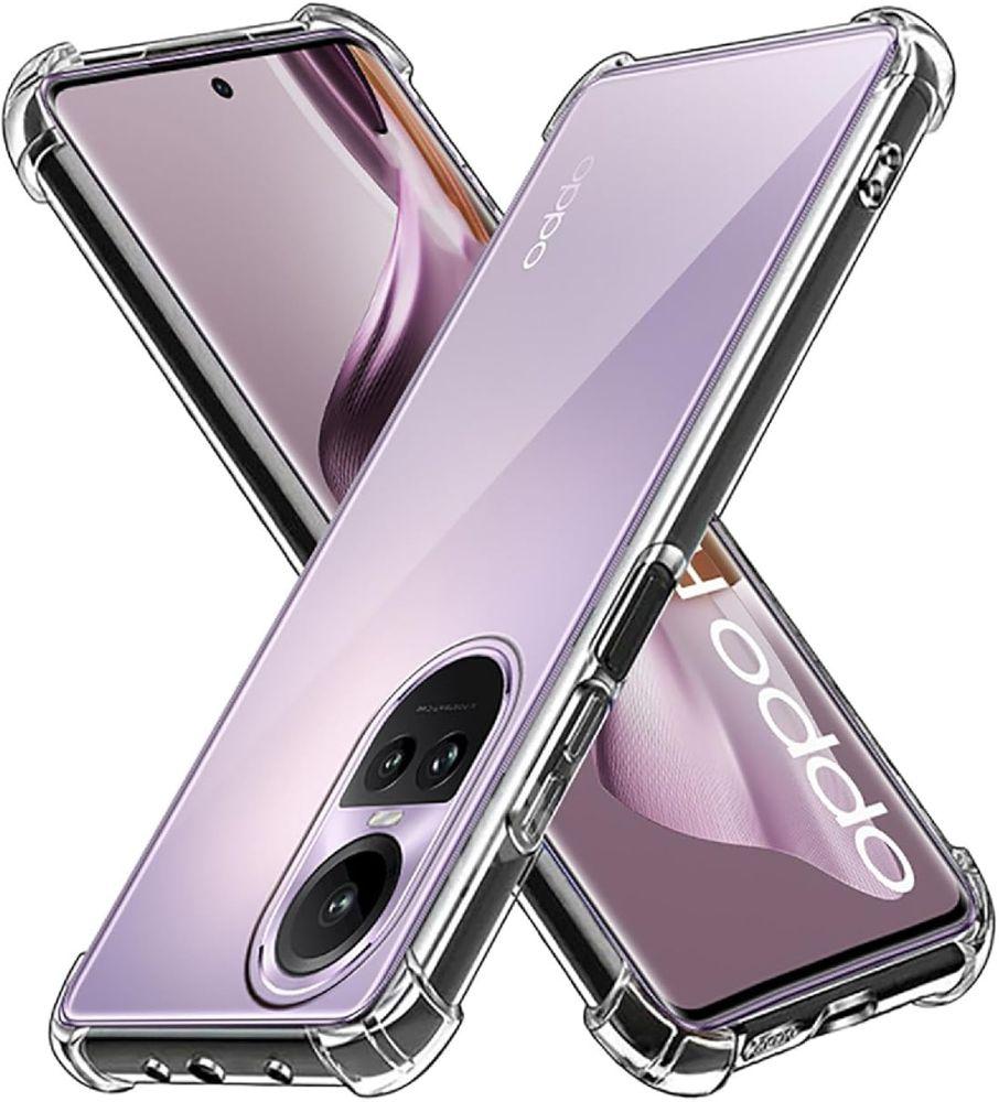 Shockproof Transparent Phone Case for OPPO Reno10 Pro - Transparent - Brand New