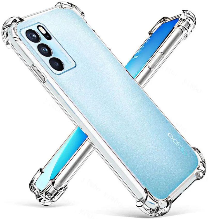 Shockproof Transparent Phone Case for OPPO Reno6 Pro - Transparent - Brand New