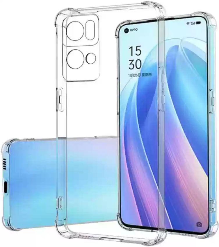 Shockproof Transparent Phone Case for OPPO Reno7 Pro - Transparent - Brand New