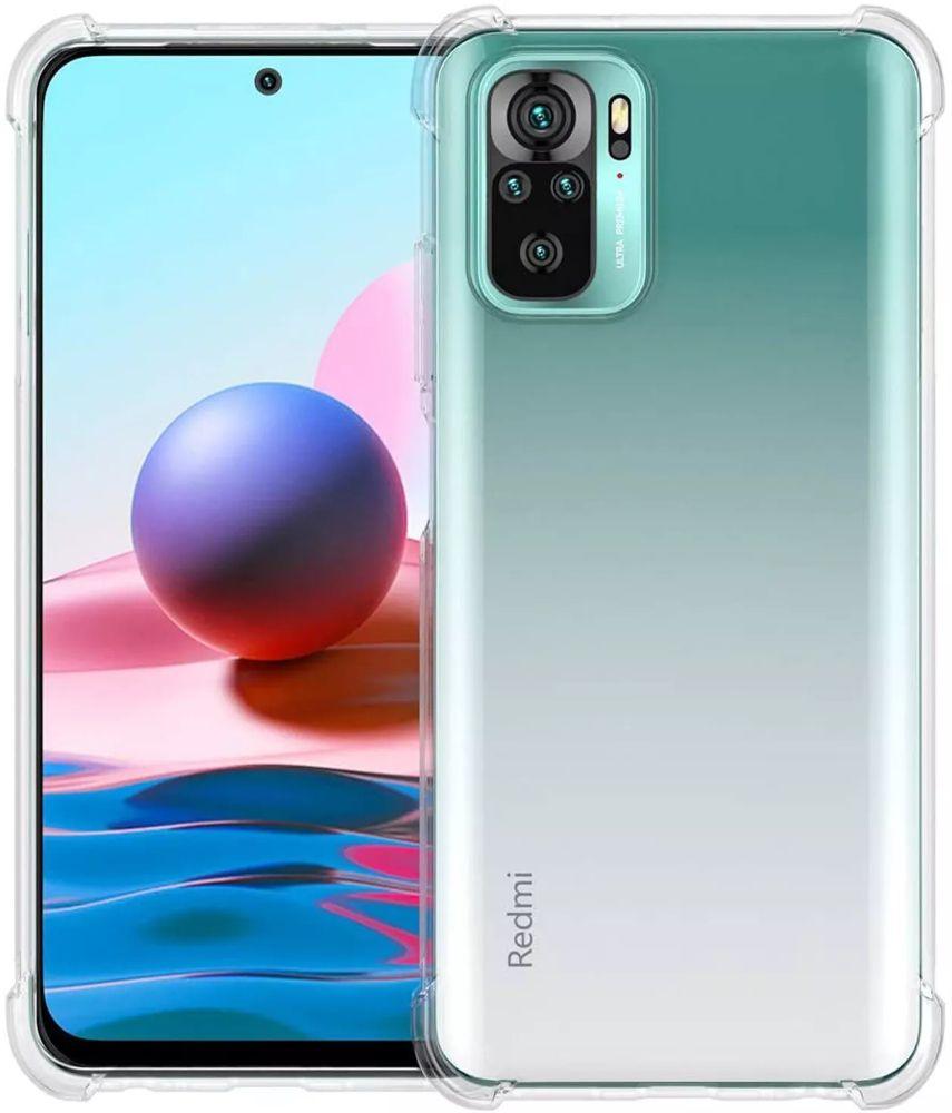 Shockproof Transparent Phone Case for Xiaomi Redmi Note 10 - Clear - Brand New